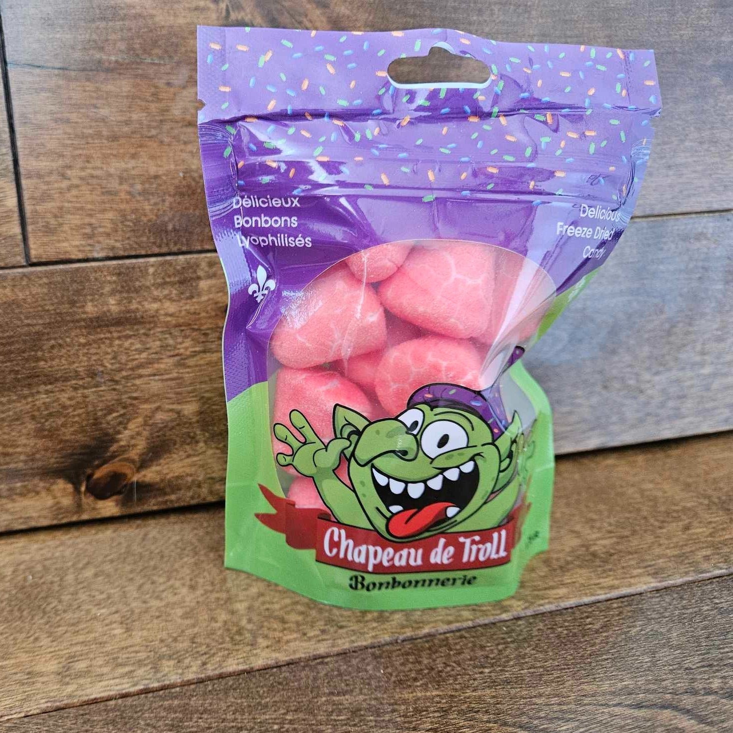 Fraise à la guimmauve - Lyophilisé - Freeze dried 50g (CS 24) - Québec Candy