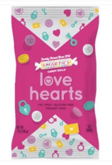 Valentine - Smarties Love Hearts - 7oz(198g) x 12 Units