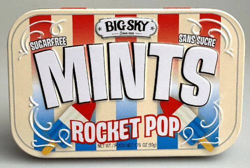 Big Sky - Sugar Free Mints - Rocket Pop Flavour 50g x 6 units