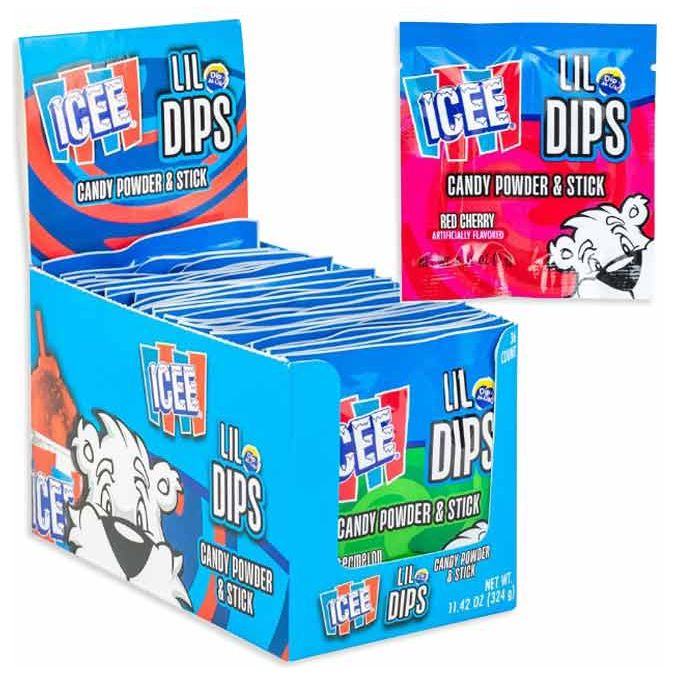 Koko Icee Lil Dips Candy Powder Singles 0.31Oz X 36 Units - Québec Candy