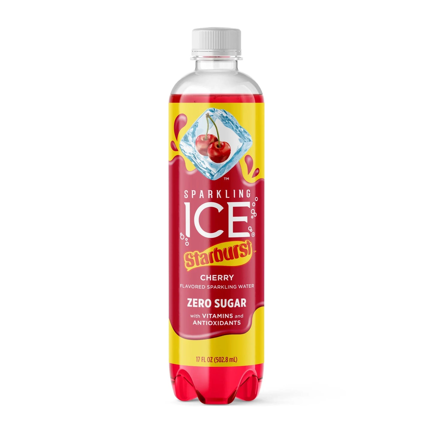 Sparkling Ice Starburst Cherry Zero Sugar 502ml X 12 Units(Shipping Included) - Québec Candy