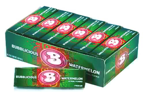 US - Gum - Bubblicious Watermelon 18 units
