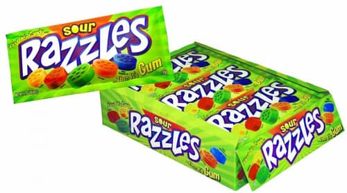 Canada - Razzles Sour Pouch 24 units