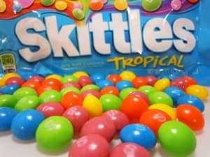 Skittles Tropical Fruit - standard size 2.17 oz (61g) x 36 units