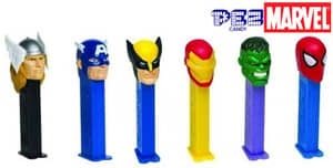 PEZ BLISTER - Marvel Assortment x 12 units (Displayer May Not Be Included)