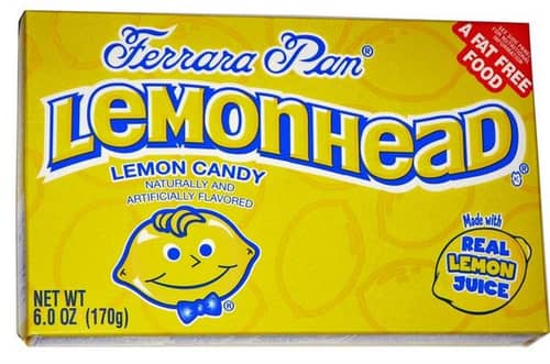 US - Theater Box Lemonhead 5 oz 12 units