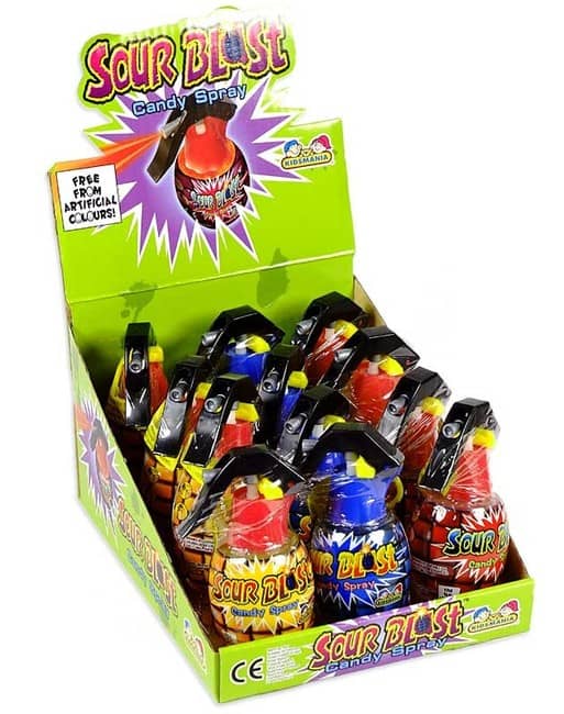 (S1-05) Kidsmania Sour Blast Candy Spray 12 units