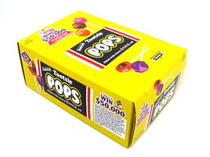 Tootsie Pops Assorted 100 ct Box