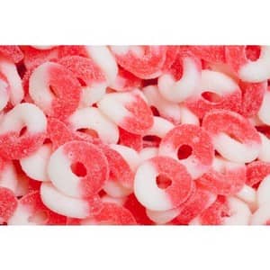 Bulk Albanese Gummy Rings Watermelon Rings 4.5 lb @65pcs/lb (Made in USA)