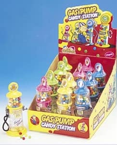 (S1-05) Kidsmania Gas Pump Candy Dispenser (x 12 units)