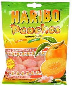TURKEY - Haribo Peaches 140g (5 oz x 12 units)