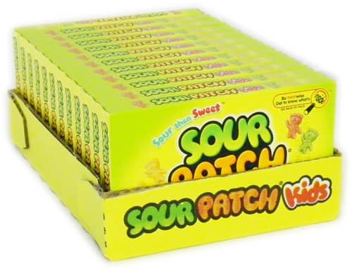 Theater Box Sour Patch Kids 99g (3.50 ozx 12 units)