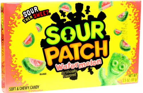 Theater Box Sour Patch Watermelon 99g (3.50 ozx 12 units)