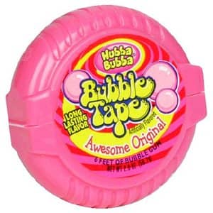 (S1-09) Gum - Wrigley Bubble Tape Original x 6 units