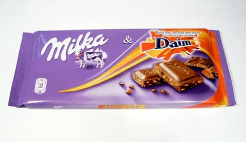 Germany - KRAFT Milka Daim (Chopped Toffee Chunks) 100g x 22 units (Best Before 24 August, 2025)