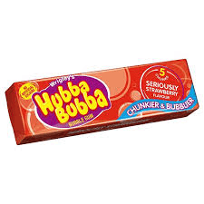 UK - Wrigleys Hubba Bubble Strawberry 20 units