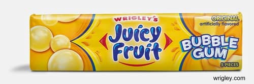Macedonia- Gum - Juicy Fruit Bubblegum - Original 18 units