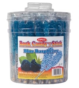 (S1-05) Tub - espeez -  Rock Candy on a Stick - Blue 36 Units