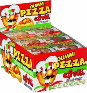 eFrutti Gummi Pizza (wrapped) 48 units