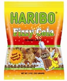 Haribo Fizzy Cola 5 Oz x 12 units