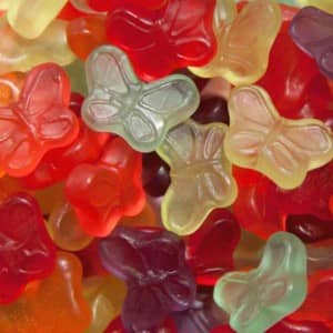 Bulk - Albanese Large Butterflies 5lb (2.27KG) X 1 Bag