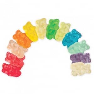 US - Bulk Albanese Assorted 12 Flavor Bears 5lb@130pcs/lb (Made in U.S.A)