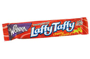 (S1-04) Wonka Laffy Taffy Cherry 24 units