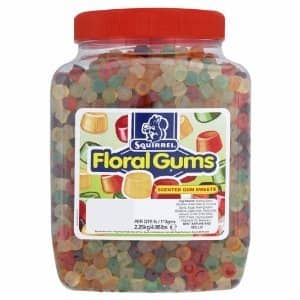 UK - Tangerine Floral Gums Tub - Soap Candy 2.2kg (Tub with minor damage due to shipping)