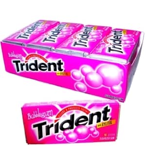 (S1-09) Gum - Trident Value Pack Bubblegum 12 units