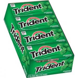 (S1-09) Gum - Trident Value Pack Spearmint 12 units