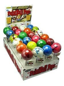 Espeez Paintball Pops Giant Jawbreakers Display 2.3ozx24 ct