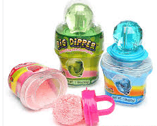 (S1-05) Kidsmania Big Dipper Candy Ring With Powder 12 units