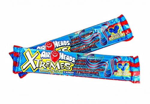 Airheads Xtremes Sour Belts Bluest Raspbry(2 OZ)18 units