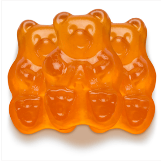Bulk - Albanese Ornery Orange Bears Gummies - 5lb (2.27kg) x 1 Bag