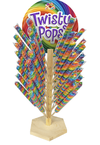 Alberts Twisty Pops on Wooden Tree 3oz (85g) x 48 units