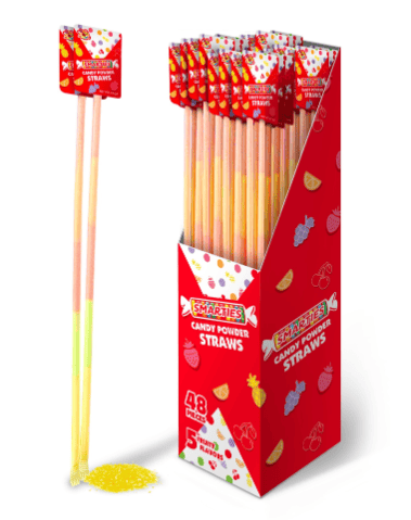 China- Alberts Smarties Candy Straws 0.37oz(10g) x 48 units