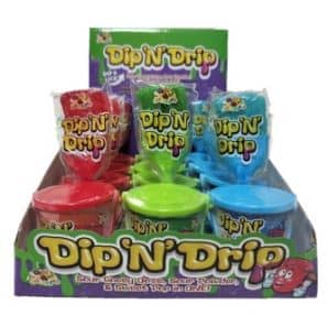 CHINA - Alberts Dip 'N' Drip Lollipop - 1.59 oz (45 g) x 12 Units
