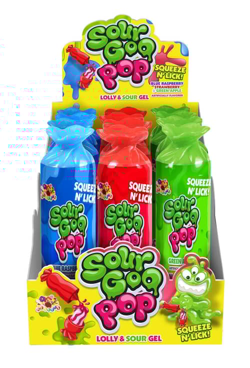 CHINA - Alberts Sour Goo Pop 1.76oz (50g) x 12 units