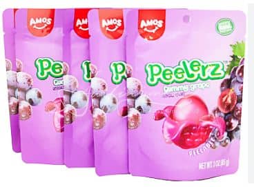China - Amos Peelerz Gummy Grape - 3oz(85g) x 24 Units