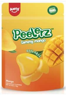 CHINA - Amos Peelerz Gummy Mango Sub Bag 6 oz (170 g) x 12 Units