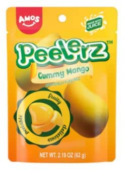 China - Amos Peelerz Gummy Mango - 3oz(85g) x 24 Units