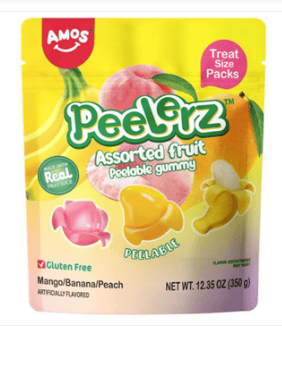 AMOS PEELERZ VARIETY TREAT BAG (12 Pieces) Sub Bag -12.35OZ (6.2 lbs) x 6 Units