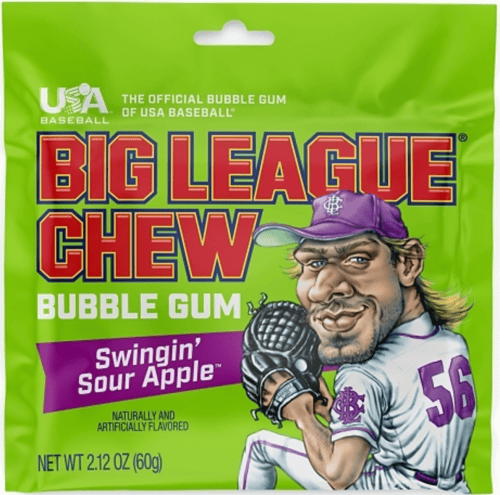 (S1-08) US - Big League Chew Apple 12 units