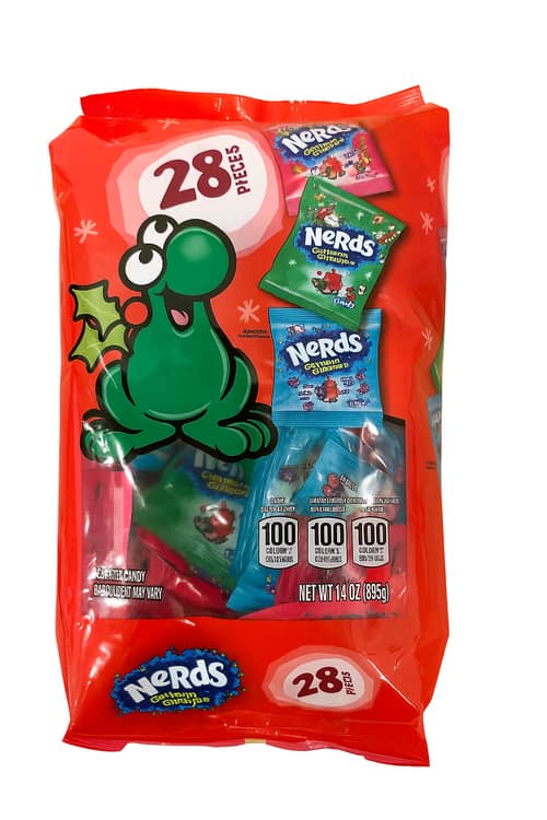 XMAS - Nerds Holiday Assorted Clusters 28ct - 14oz (397g) x 1 Bag