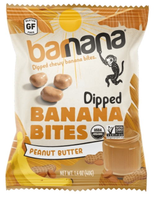 Barnana Banana Bites - Peanut Butter 1.4oz (40g) x 12 units