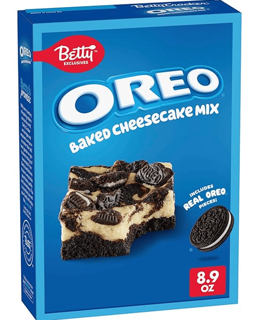 US - CASE - Betty Crocker Oreo - Baked Cheesecake Mix 8.9oz (252g) x 5 Units