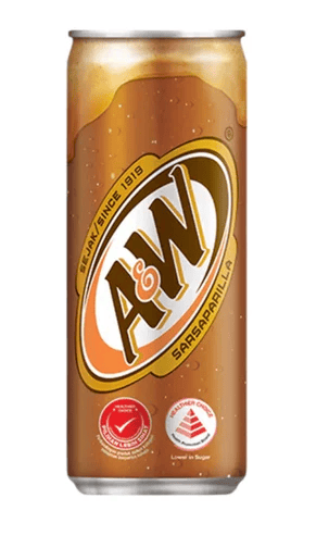 Beverage - A & W - Sarsaparilla 320ml x 12 Units (Buyer is responsible if drinks may leak during shipping and weather)(Best Before july 29,2026)