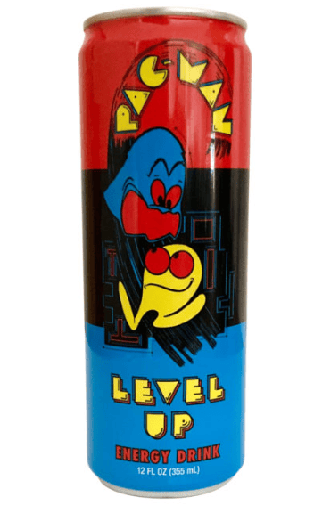 (S5-09) BEVERAGE - Boston America - Energy - PAC-MAN - LEVEL UP 355ML X 12 UNITS (Buyer is responsible if drinks may leak during shipping and weather)