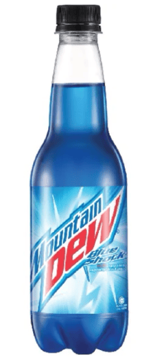 Beverage - Bottle - Mountain Dew - Blue Shock 400ml x 24 units (Buyer is responsible if drinks may leak during shipping and weather) (Best before june 19,2026)
