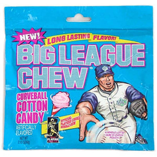 (S1-08) Big League Chew - Cotton Candy 12 units